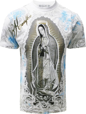 Men's Virgin Mary UFC Style Graphic Tee – KonflicUSA - Konflic USA