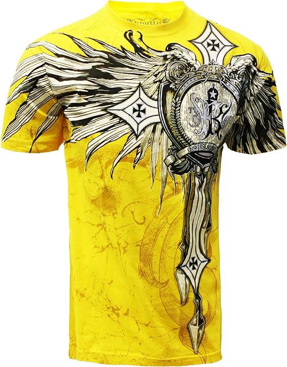 KonflicUSA Cross Wing Men's All Over Graphic Men's Tee