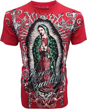 KonflicUSA The Virgin Mary Graphic Muscle Men's Tee - Konflic USA