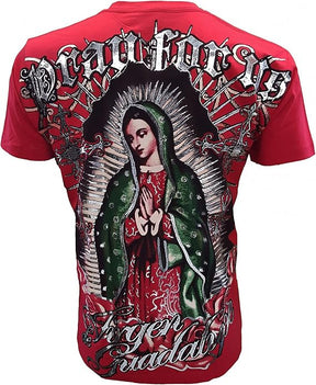 KonflicUSA The Virgin Mary Graphic Muscle Men's Tee - Konflic USA