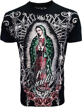 KonflicUSA The Virgin Mary Graphic Muscle Men's Tee - Konflic USA