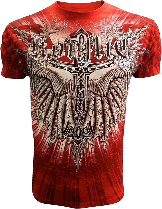 KonflicUSA Eagle Wing Desinger Graphic Men's Tee - Konflic USA