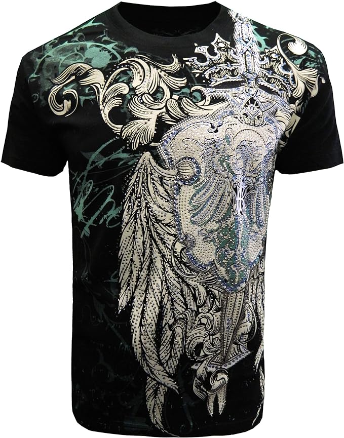 Konflic NWT Spirit of The Gladiator with Rhinestone T-Shirt