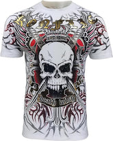 Konflic Men's Privates Skull Flag Style T-Shirt