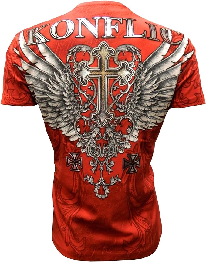 Konflic Cross Wing Graphic Men's Tee – Konflic USA