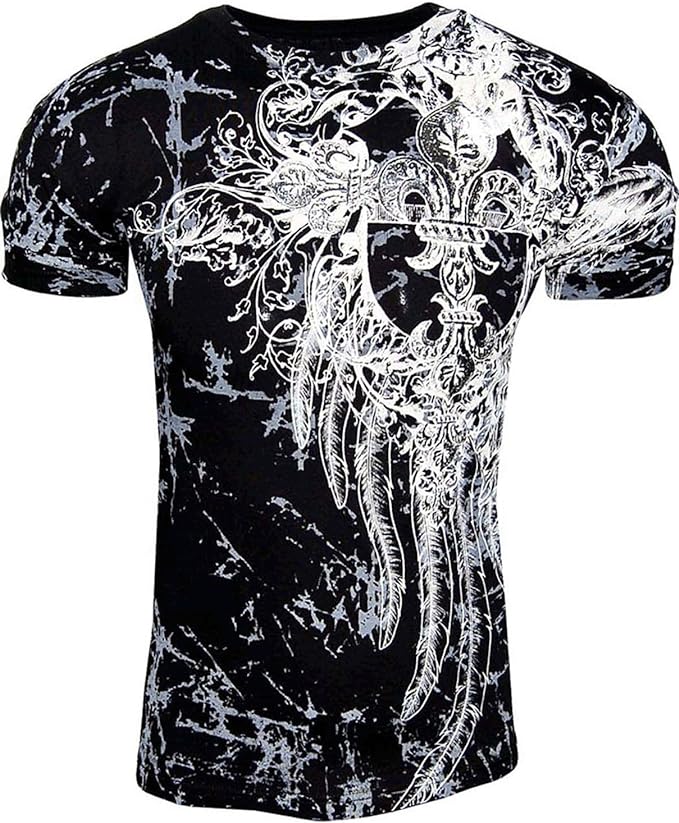 Men's NWT Giant Tribal Cross MMA Muscle T-Shirt