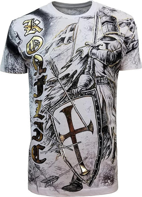 Konflic NWT Crusader Warrior Knight Men's Tee