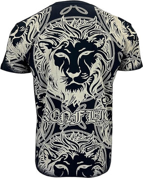 KonflicUSA Men's Loin Graphic MMA Style Crew Neck T-Shirts